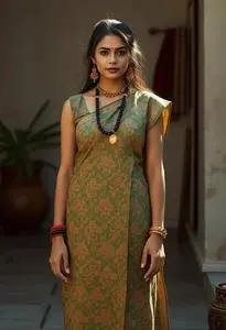 Kedia Gujarati Dress Female face swap