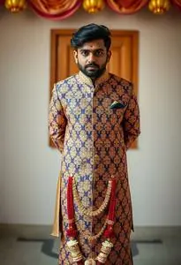 Maharashtrian Traditional Dress Female Face Swap Buy Stock Photo