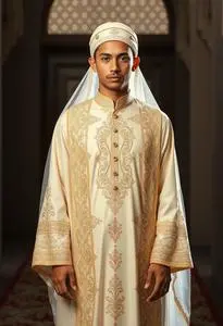 Islamic Wedding Dress face swap