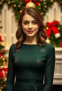 Rory Gilmore Christmas Party Dress Face Swap