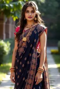 Kediya Style Choli face swap