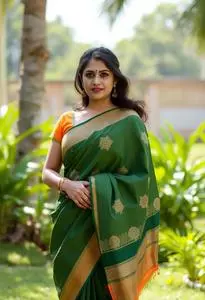 Sada Saubhagyavati Saree face swap