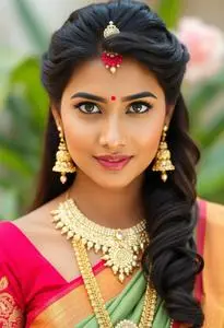 South Indian Bride Simple face swap