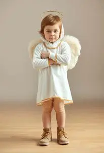 Child Nativity Angel Costume face swap