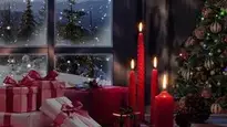 Festive Season Candle Light wallpaper