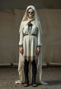 Crypt Bride Costume face swap