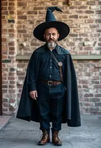 Witchs Husband Costume face swap