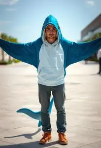 Stingray Costume Adult face swap