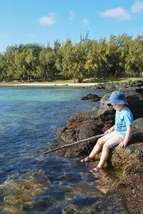 Fishing Sky Child Toddler Stick phone wallpaper