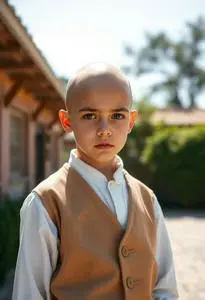 Costume Bald Boy face swap