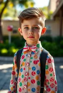 Candy Land Costume Boy face swap