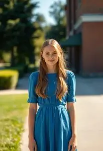 blue goldilocks dress BECCA MAXI DRESS