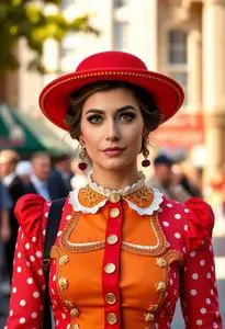 Greatest Showman Jenny Lind Costume face swap