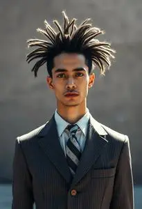 Jean Michel Basquiat Costume face swap