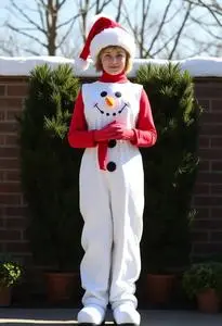 Karen Frosty Snowman Costume face swap