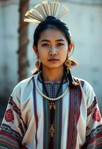 Kalinga Traditional Costume face swap