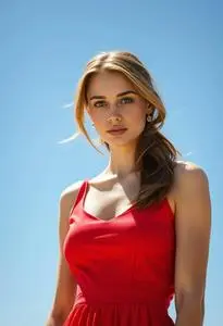 Katinka Zoolander Red Dress face swap