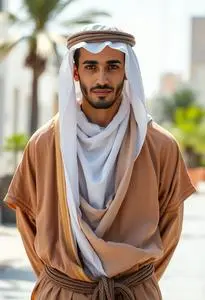 Arabic Jubba Style Costume face swap