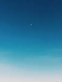 Clear blue sky in summer day phone wallpaper background