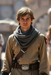 Bespin Luke Costume face swap