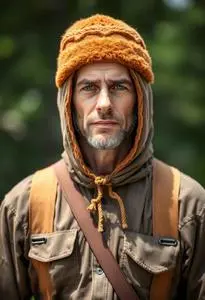 Hunting Clothes Man Costume face swap