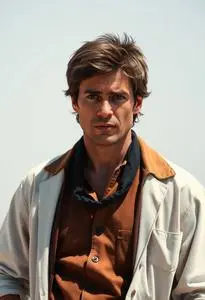 Doc Brown Costume Adult face swap
