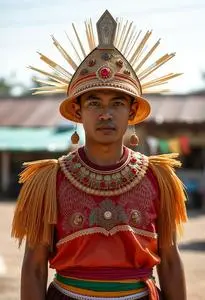 Filipino Costume Buwan Wika face swap