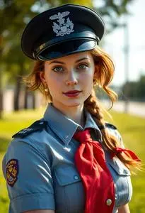 Officer Jenny Costume face swap