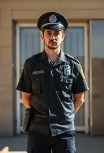 Parole Officer Costume face swap