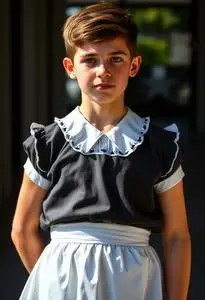 Maid Costume Boy face swap