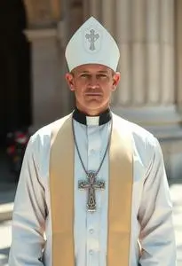 Priest Fancy Dress Costume face swap