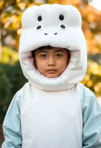 Adult Squishmallow Costume face swap