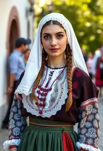 Croatian Folk Costume face swap