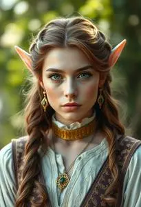 Elven Costume Female face swap