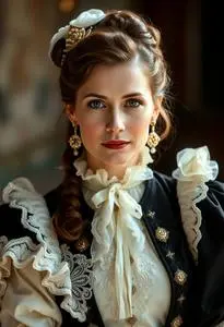 Emily Pankhurst Fancy Costume face swap