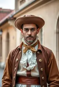 French Costume Man face swap