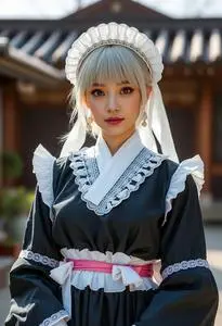Mashu Maid Costume face swap