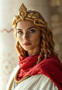Nyx Greek Goddess Costume face swap