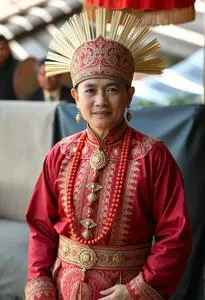 Philippine National Costume Baro Saya face swap