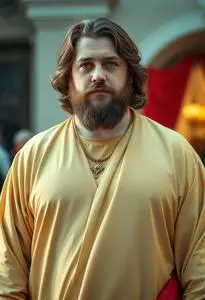 Plus Size Jesus Costume face swap