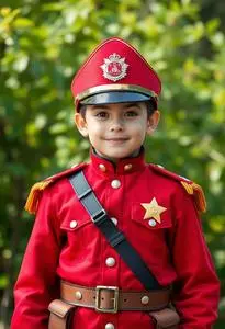 Rcmp Child Canadian Mountie Costume face swap