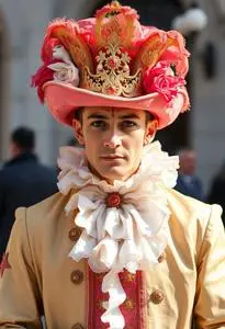 Venetian Carnival Costume Male face swap