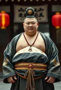 Youth Sumo Wrestler Costume face swap