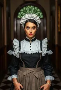 Haunted Mansion Maid Costume face swap