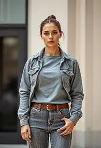 grey fitted sweater dress Zip Front Sweater Dress - Heather Grey main image 1