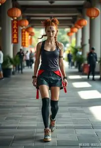 Run Lola Run Costume face swap