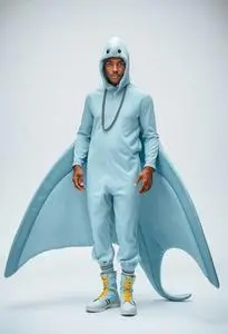 Stingray Costume Adult face swap