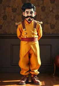 Wario Costume Adult face swap