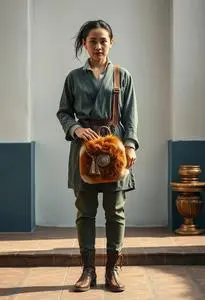 Hermiones Mokeskin Pouch Costume Bag face swap