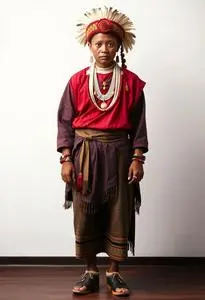 Kalinga Traditional Costume face swap